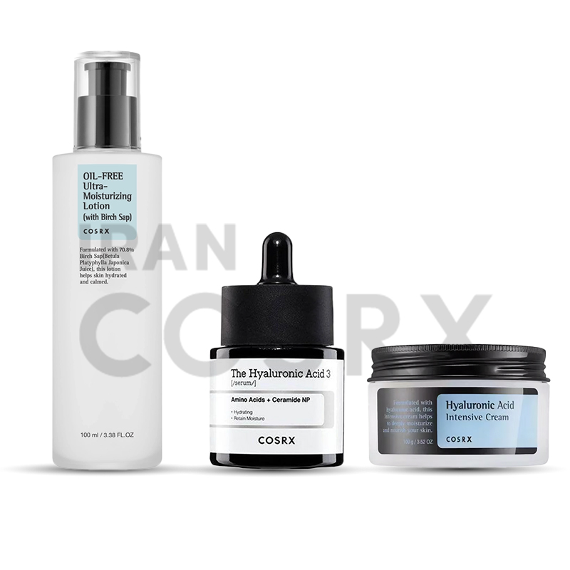 روتین آبرسانی چندلایه کوزارکس کره برای پوست کمآب + آبرسانی سبک تا غلیظ برای آبرسانی همه جانبه + اصل کره